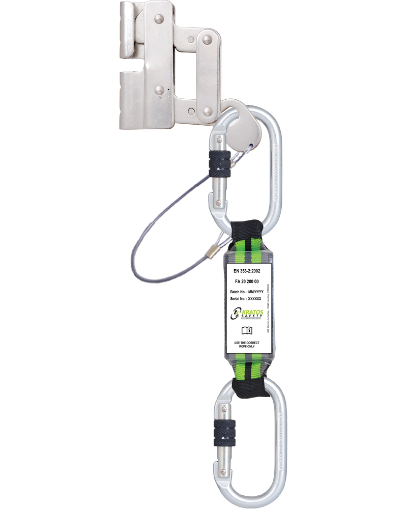 FA2020000 Rope Grab on stainless steel wire rope with energy absorber for KS2001 system