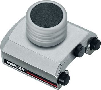 IN1642 27 mm Clear-Anodized Rail Endstop - Pinstop