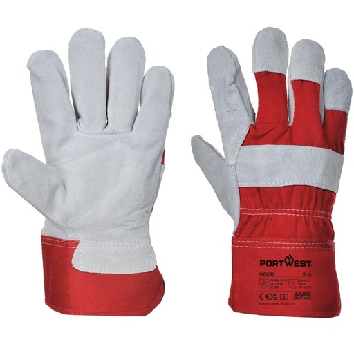 [A220] A220 Leather Rigger 130 Cow Split Glove