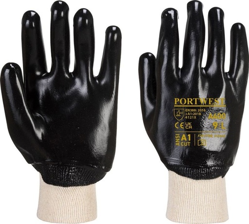 [A400] A400 PVC Knitwrist Glove