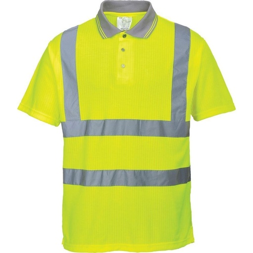 [S177] S177 Hi-Vis Ribbed Polo Shirt***