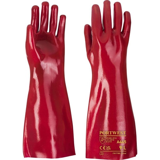 [A445RERXL] A445 PVC Γάντια εργασίας ασφαλείας