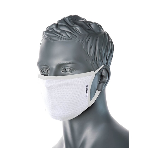 [CV33WHR] CV33 3-Ply Anti-Microbial Fabric Face Mask***