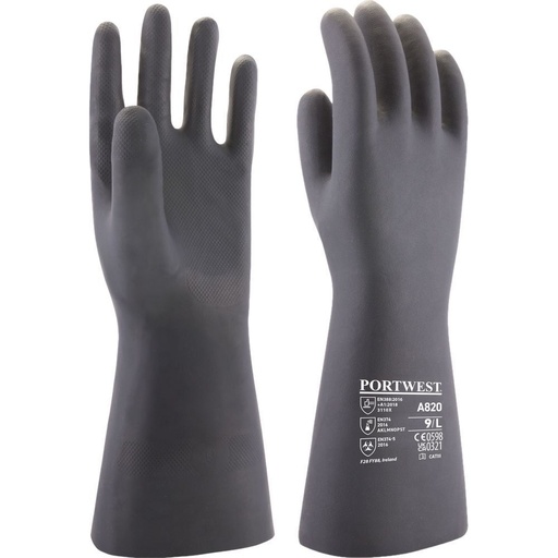 [A820] A820 Neoprene Chemical Gauntlet Type A A.K.L.M.N.O.P.T.S