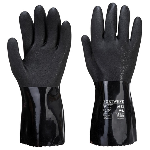 [A882] A882 ESD PVC Chem Gauntlet Type B A.K.L