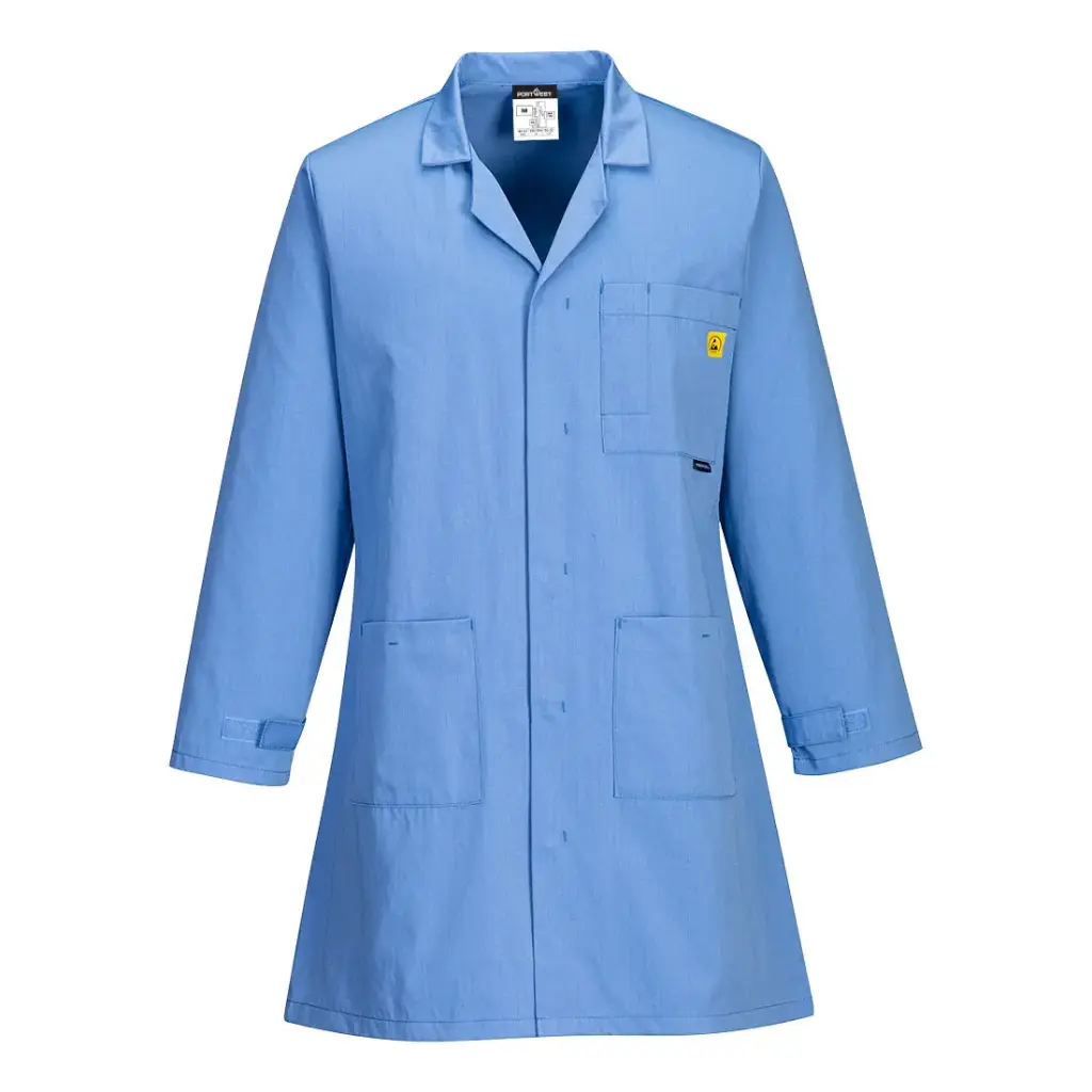 AS10 Anti-Static ESD Coat | Safety Shop