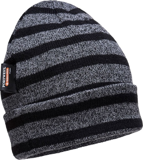 [B024] B024 Striped Insulated Knit Cap, Insulatex Lined***