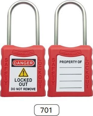 [701] 701 4mm/38mm Thin Steel Shackle Safety Padlock