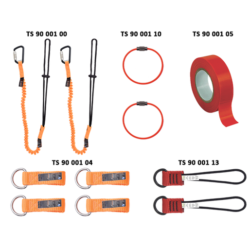 [TS9010000] TS 9010000 Tool Lanyards kit composed of 11 items
