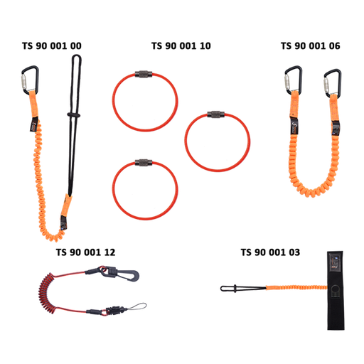 [TS9010100] TS 90 101 00 Tool Lanyards kit composed of 7 items