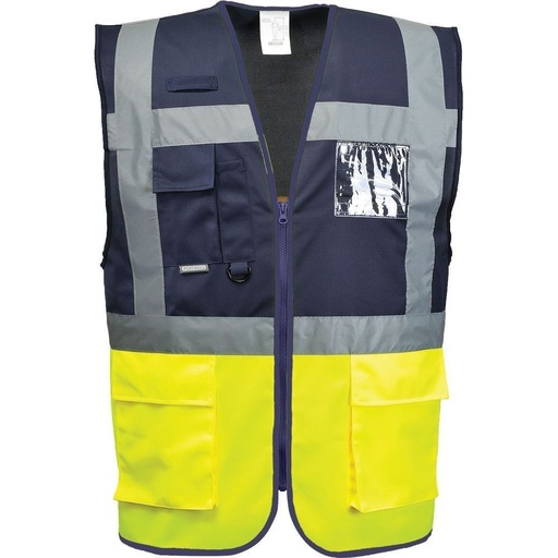 [C276] C276 Paris Contrast Executive Vest