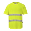 C394 Bluzë T-Shirt me Pore Hi-Vis Cotton Comfort, M/Sh