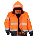 C465 3-in-1 Hi-Vis Contrast Bomber Jacket