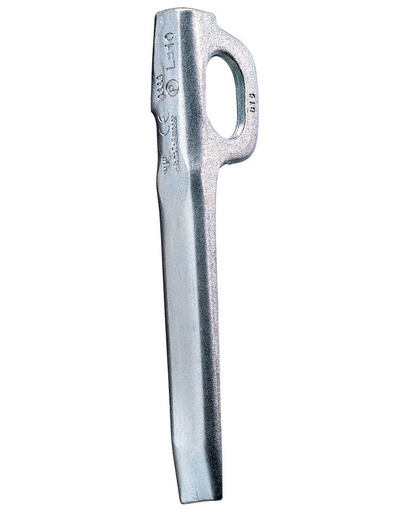 [653] 653 U Semi-hardened steel forged piton