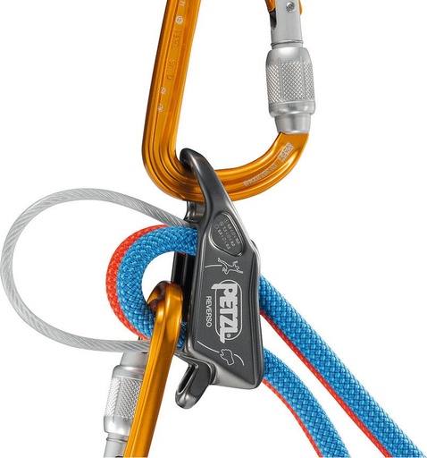 REVERSO® Versatile, lightweight belay/rappel device