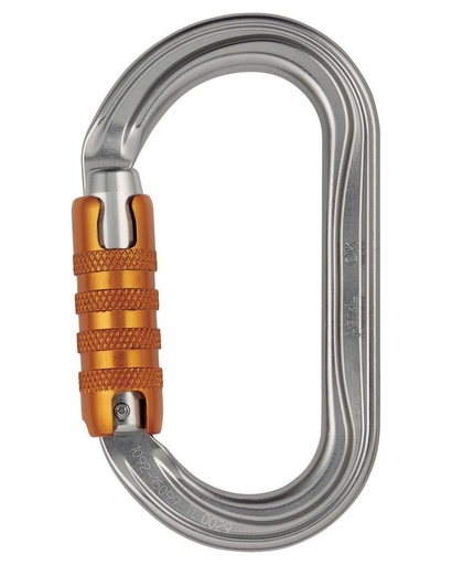 [M33A] M33A OK Oval carabiner for use with pulleys and ascenders