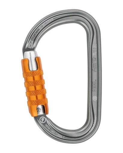 [M34A] M34A Am’D D-shaped locking carabiner for attaching devices to a harness