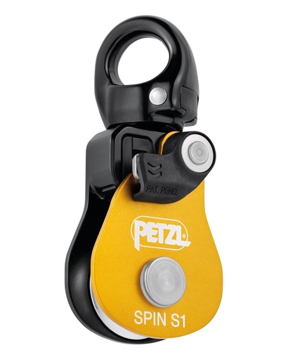 [P002AA] P002AA SPIN S1 Very high efficiency, compact single pulley with swivel