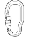 P024BB00 Carabiner for TRAC GUIDE trolley Carabiner for TRAC GUIDE trolley