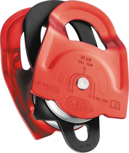 [P65A] P65A TWIN High strength, very high efficiency double Prusik pulley