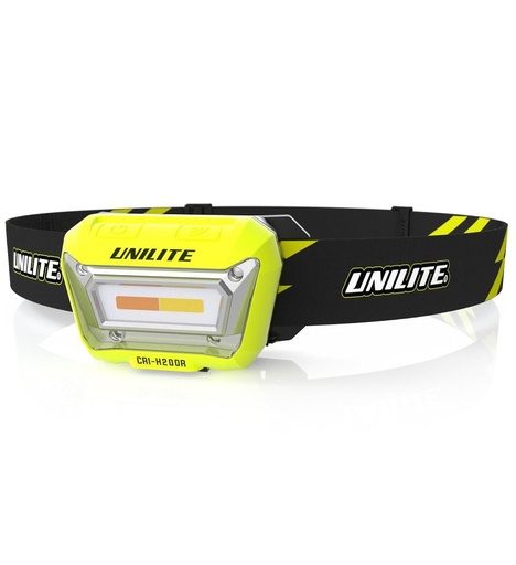 [CRI-H200R] CRI-H200R Rechargeable 200 Lumen High 96+ CRI Motion Sensor COB LED Detailing Head Torch