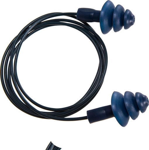 [EP07BLU] EP07 Detectable Corded TPR Ear Plug