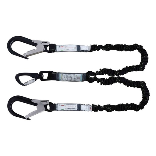 [FA30100020] FA30100020 Energy absorber forked expandable webbing lanyard