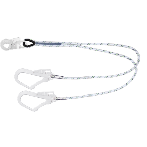 [FA406001] FA406001 Forked kernmantle lanyard