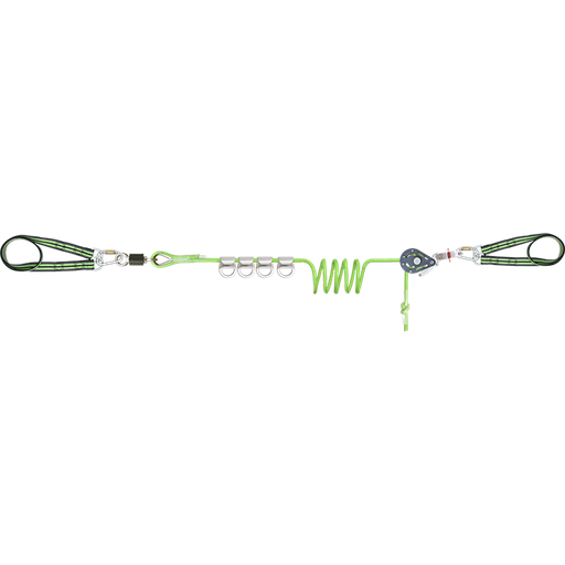[FA6000702] FA6000702 CROSS LINE 1 - 4 User Horizontal Temporary Lifeline, with 4 cross-over anchors, 25m