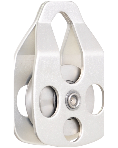 [FA7001601] FA7001601 Simple pulley with moveable flanges, stainless steel sheave single attachment