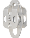 FA7001701 Double pulley with moveable flanges, stainless steel sheaves double attachment