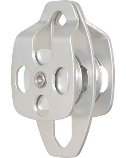 [FA7001701] FA7001701 Double pulley with moveable flanges, stainless steel sheaves double attachment