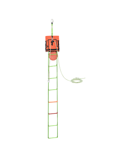 [FA7002906R] FA7002906R EVA'LAD 2, Webbing rescue ladder, lg. 6 m, with integrated belaying system