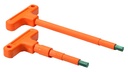 IS23TPC 1000V Insulated male T-handle hex keys, Short version, 6 -sided