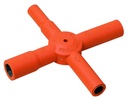 IS39 1000V Hybrid insulated female hexagonal cross spanner