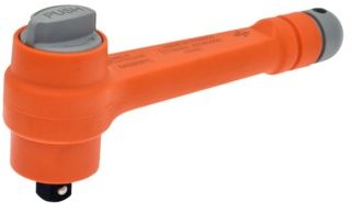 [MS85PC] MS85PC Insulated compact reversible ratchet spanner 3/8&quot; with mechanical locking