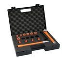 MS89V04 1000V Insulated socket set 3/8" - 13 tools with ratchet spanner and extension