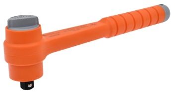 [MS65P] MS65P 1000V Insulated ratchet spanner 1/2&quot; square drive with mechanical locking