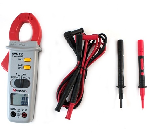 [DCM320] DCM320 Digital clampmeter, Digital clamp meter, 600 V AC/DC, 20 MΩ
