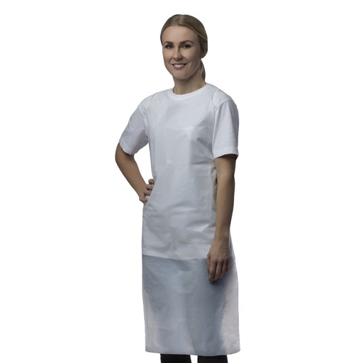 [N4270] N4270 PE-apron, EN 1186, 55 μ, smooth, 76x125 cm