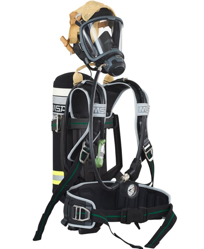 [SCBA-Kit-M1] SCBA Kit - M1 (Fixed, Basic Harness, Bumper, Haltefix) + Mask and Cylinder