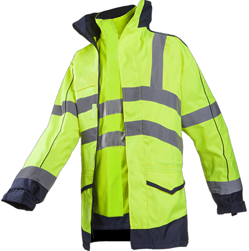 [166AA2EU1] Anfield Hi-vis Rain jacket
