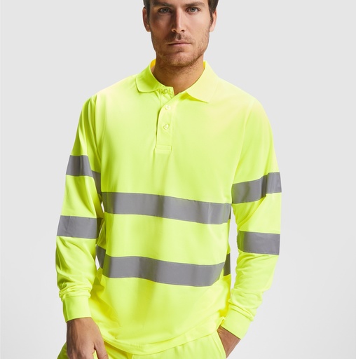 [HV9306] HV9306 POLARIS L/S Hi-Viz Поло маица
