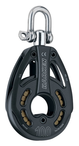 [IN3246] IN3246 100 mm Black Magic Single Pulley - Swivel
