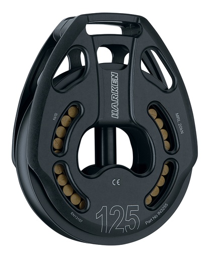 [IN3255] IN3255 125 mm Black Magic Single Pulley - Loop Attachment