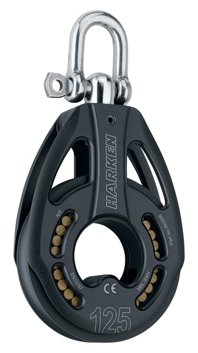 [IN3256] IN3256 125 mm Black Magic Single Pulley - Swivel