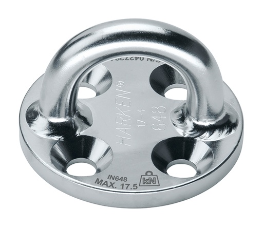 [IN648] IN648 76 mm Stainless Steel High-Load Round Standard Padeye-EN795
