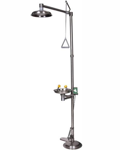 Combined Unit, ISTEC Type ESW, Pedestal Type, Hand/O Shower, Hand &amp; Foot/O Eyewash
