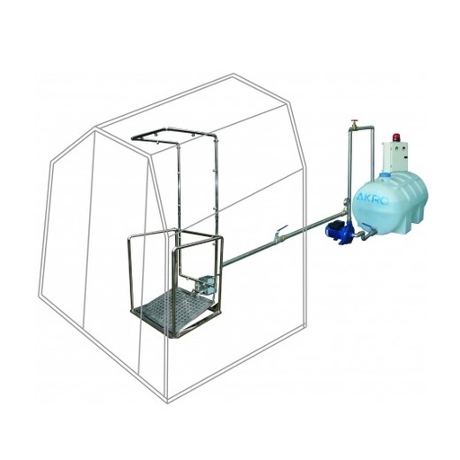 [15052000] Decontamination Unit ISTEC Type DECO with 300 LT Water Tank and Shelter