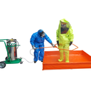 Decontamination waste water pool